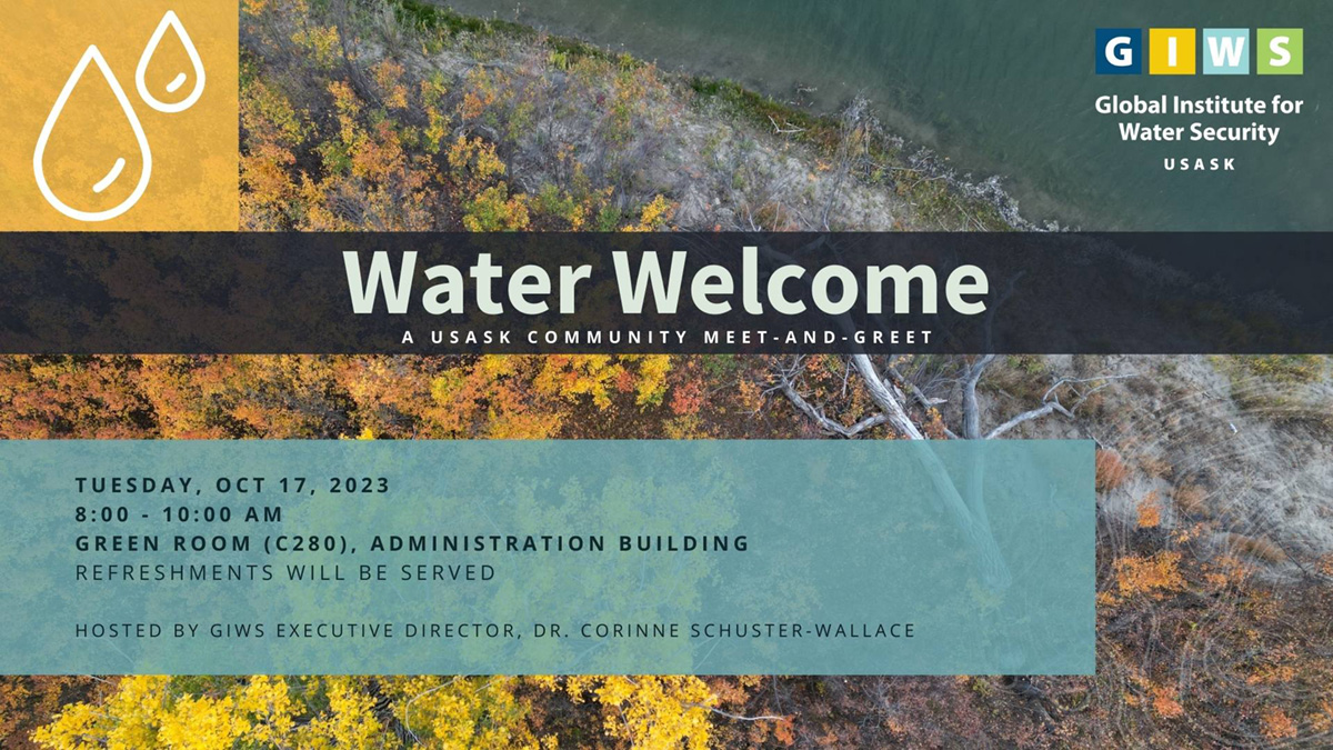 Water Welcome poster