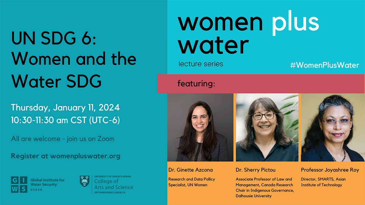 Women Plus Water 2024 Lecture Series - Lecture 1