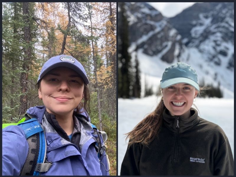 Alana Muenchrath (left) and Zoë Johnson (right) were recognized for their contributions to Canada’s hydrology research in May. (submitted)